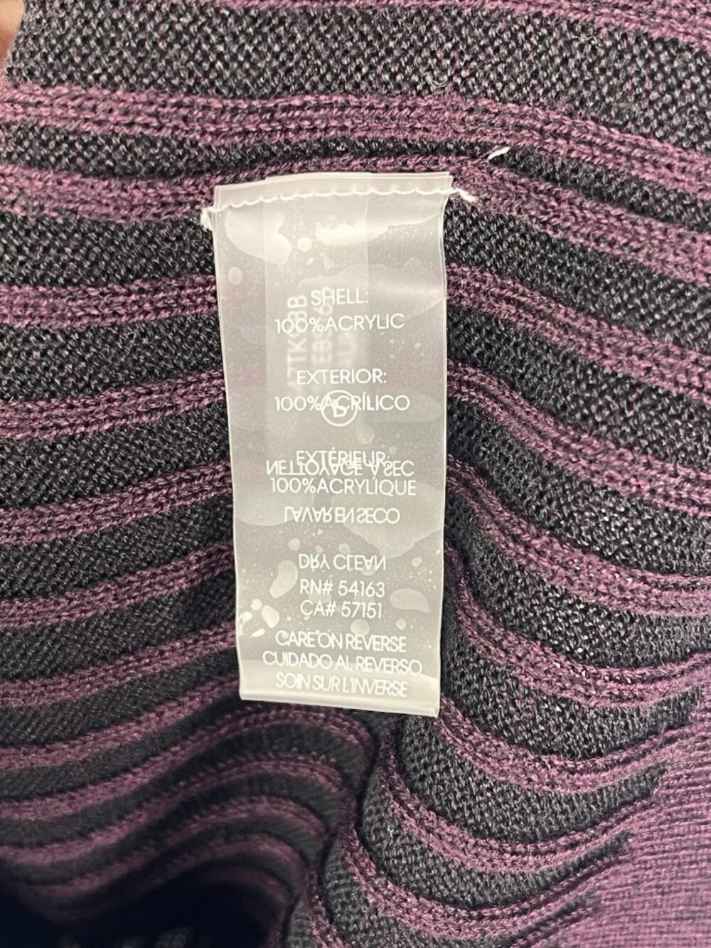 CALVIN KLEIN Women's Purple Ribbed Sleeveless Sweater NWT Small - Picture 2 of 5